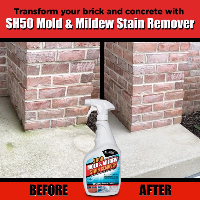 AL-NEW Mold and Mildew Stain Remover 24 oz, Pack of 12