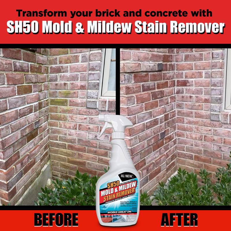 AL-NEW Mold and Mildew Stain Remover 24 oz, Pack of 12