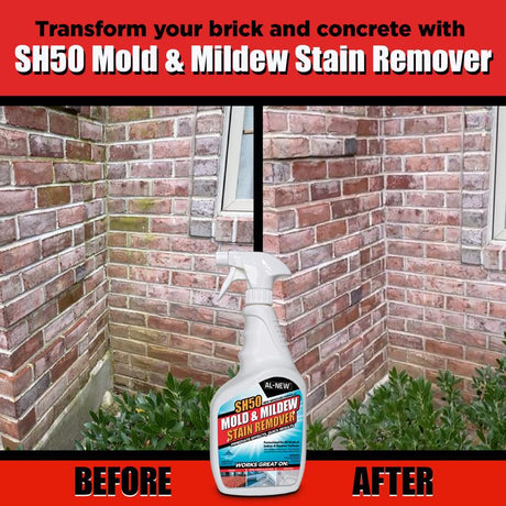 AL-NEW Mold and Mildew Stain Remover 24 oz, Pack of 12