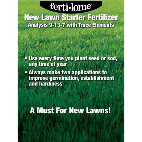 Ferti-lome Lawn Starter Lawn Fertilizer For Multiple Grass Types 812 sq ft