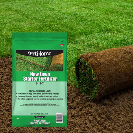 Ferti-lome Lawn Starter Lawn Fertilizer For Multiple Grass Types 812 sq ft