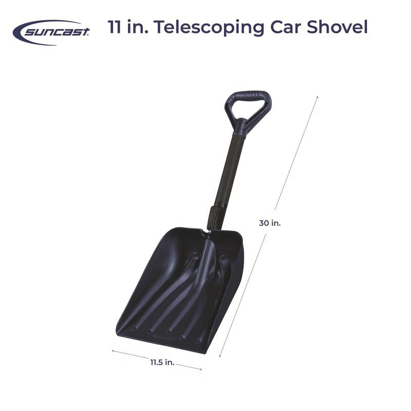 Suncast 11.5 in. W X 38 in. L Poly Telescoping Snow Shovel, Pack of 6