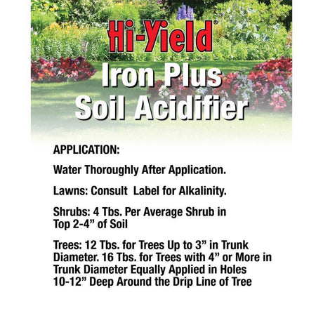 Hi-Yield Iron Plus Soil Acidifier Plus Iron 20 lb