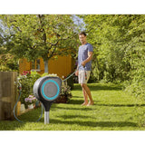 Gardena 66 ft. Gray Retractable In Ground Hose Reel with Hose