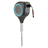 Gardena 66 ft. Gray Retractable In Ground Hose Reel with Hose