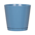 L&G 5.7 in. H X 6 in. W X 6 in. D X 6 in. D Resin Planter Blue