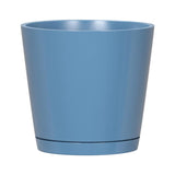 L&G 5.7 in. H X 6 in. W X 6 in. D X 6 in. D Resin Planter Blue