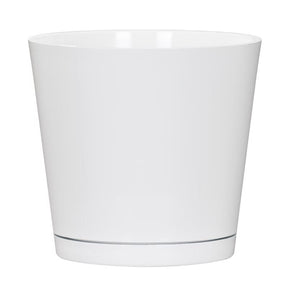 L&G 5.7 in. H X 6 in. W X 6 in. D X 6 in. D Resin Planter White