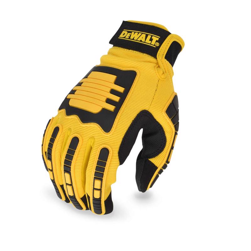 DeWalt Unisex Indoor/Outdoor MECHANIC Mechanic's Glove Black/Yellow XL 1 pair