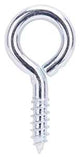 ProSource LR212 Screw Eye, 6 mm Dia Wire, 7.5 mm Thread, 1 in L Thread, 2-3/16 in OAL, 178 lb Working Load, Steel, Zinc, Pack of 20