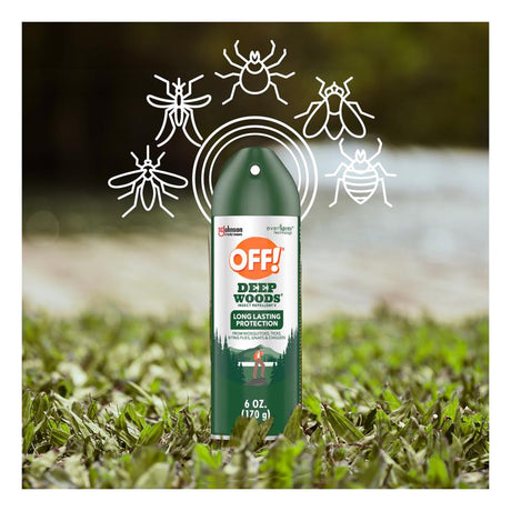 OFF! Deep Woods Insect Repellent For Mosquitoes/Other Flying Insects 12 oz, Pack of 6