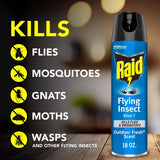 Raid Flying Insect Killer Aerosol 20 oz, Pack of 4
