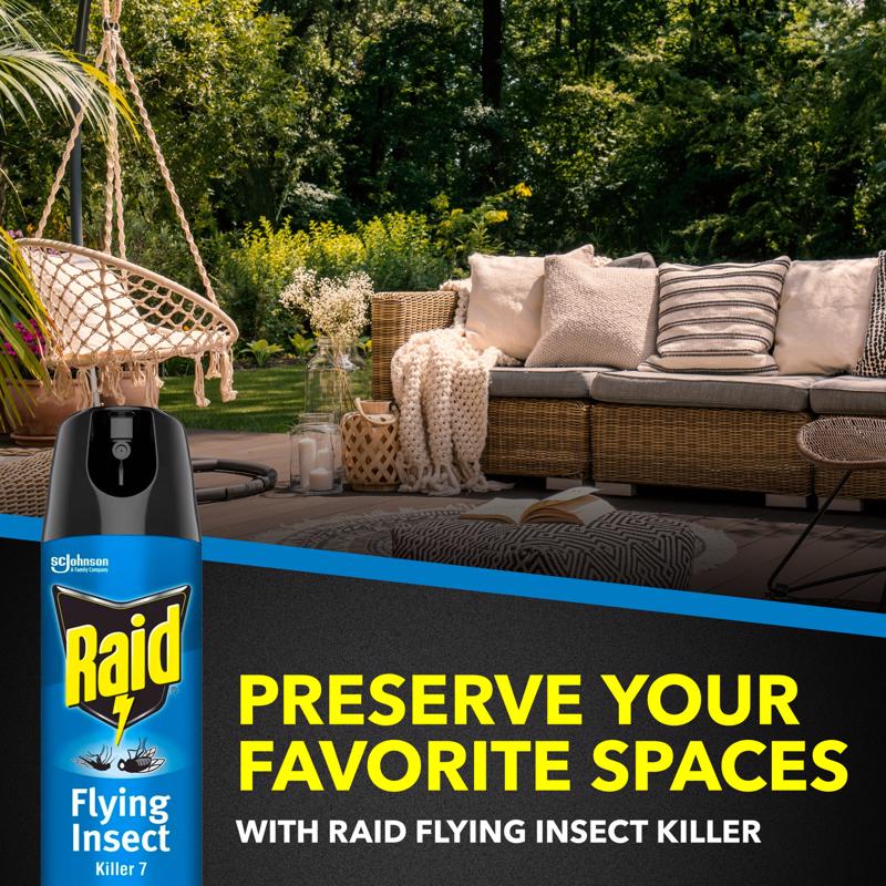 Raid Flying Insect Killer Aerosol 20 oz, Pack of 4