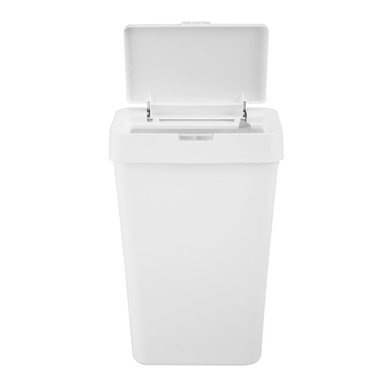 Rubbermaid 12.2 gal White Resin Trash Can, Pack of 6