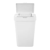 Rubbermaid 12.2 gal White Resin Trash Can, Pack of 6