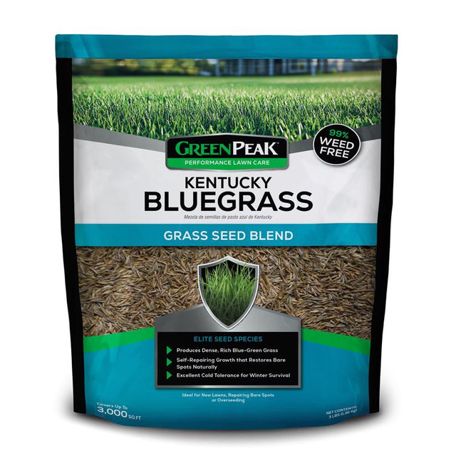 GreenPeak Kentucky Bluegrass Sun or Shade Grass Seed 3 lb