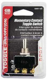 Gardner Bender GSW-123 Series Toggle Switch, 2-Poles, 125/250 V, DPDT, Screw Terminal