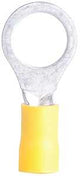 Gardner Bender 21-109 Ring Terminal, 600 V, 12 to 10 AWG Wire, 7/16 to 1/2 in Stud, Vinyl Insulation, Yellow