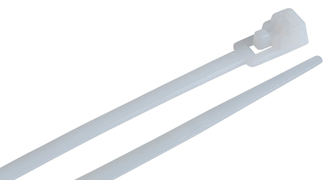 Gardner Bender 47-111 Cable Tie, Nylon, Natural, 12 in L, 10/BAG