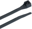 Gardner Bender 46-310UVBM Cable Tie, 0.27 in Max Bundle Dia, Double-Lock Locking, 6/6 Nylon, Black, 11 in L, 1000/PK