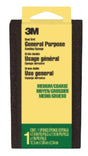 3M DSMC-F Sanding Sponge, 2-7/8 in L, 4-7/8 in W, Coarse, Medium, Aluminum Oxide Abrasive