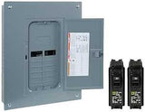 Square D Homeline HOM1224L125PGCVP Load Center, 125 A, 12 -Space, 24 -Circuit, Main Lug, NEMA 1 Enclosure, Gray