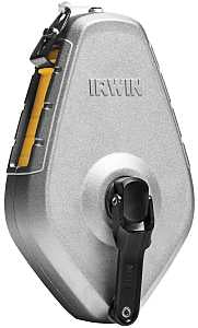 IRWIN STRAIT-LINE Classic IWHT48441 Chalk Reel, 100 ft L Line, 1:1 Gear Ratio