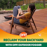 OFF! Outdoor Fogger Insect Repellent 8.5 oz, Pack of 6