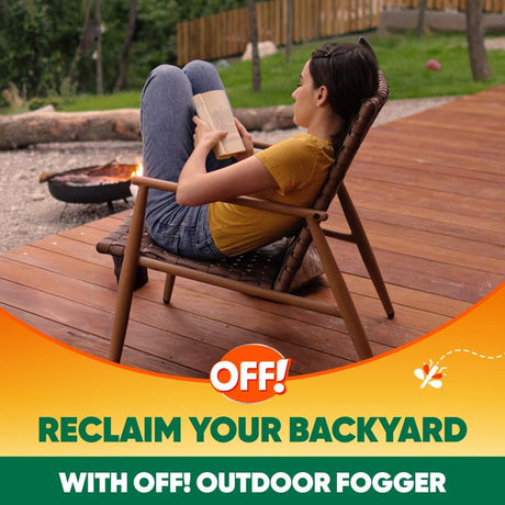 OFF! Outdoor Fogger Insect Repellent 8.5 oz, Pack of 6