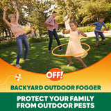 OFF! Outdoor Fogger Insect Repellent 8.5 oz, Pack of 6