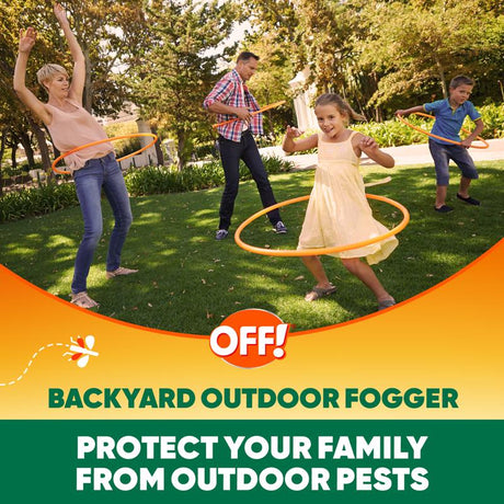 OFF! Outdoor Fogger Insect Repellent 8.5 oz, Pack of 6