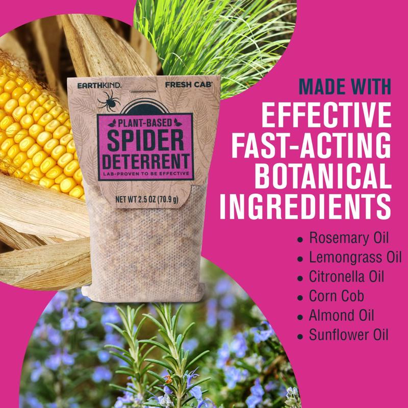 EarthKind Fresh Cab Insect Repellent For Spiders 5 oz