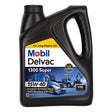 Mobil Delvac 1300 Super 15W-40 Diesel Semi-Synthetic Engine Oil 1 gal, Pack of 4