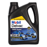 Mobil Delvac 1300 Super 15W-40 Diesel Semi-Synthetic Engine Oil 1 gal, Pack of 4