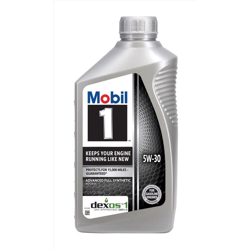 Mobil 1 5W-30 Gasoline Synthetic Engine Oil 1 qt, Pack of 6
