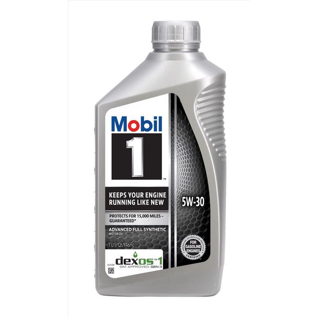 Mobil 1 5W-30 Gasoline Synthetic Engine Oil 1 qt, Pack of 6