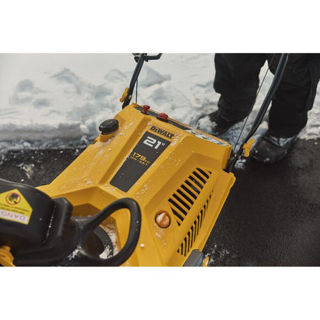 DeWalt 21 in. 179 cc Single stage Gas Auger-Propelled Snow Blower