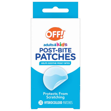 OFF! Post Bug Bite Relief Patch 20 each