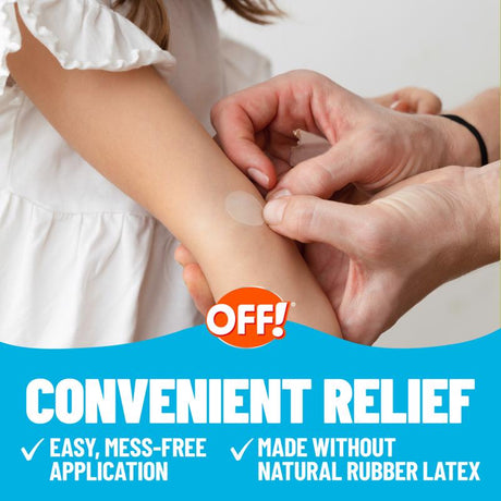 OFF! Post Bug Bite Relief Patch 20 each