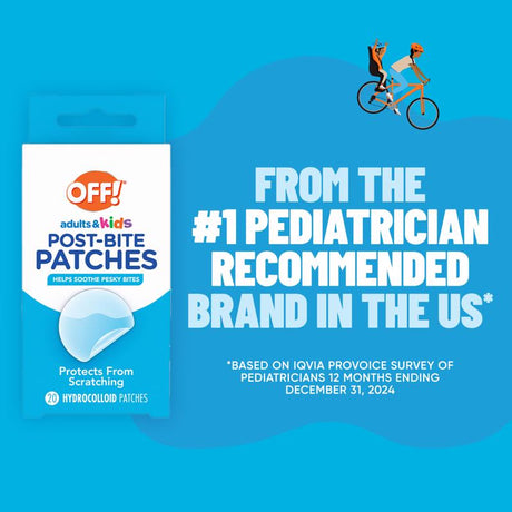 OFF! Post Bug Bite Relief Patch 20 each