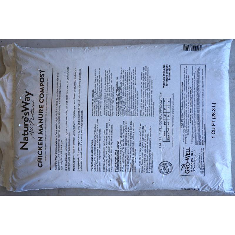 Nature's Way Chicken Manure 1 cu ft 28.3 L
