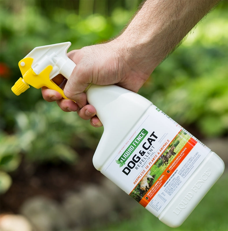 Liquid Fence HG-71296 Dog and Cat Repellent, Pale Yellow, Pack of 6