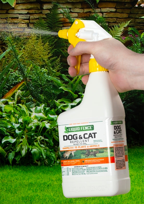 Liquid Fence HG-71296 Dog and Cat Repellent, Pale Yellow, Pack of 6