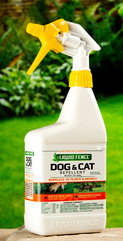 Liquid Fence HG-71296 Dog and Cat Repellent, 500 sq-ft Coverage, Citronella Oil, Eugenol, Sodium Lauryl Sulfate, Pack of 6