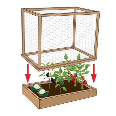 Garden Craft 18 in. H X 50 ft. L Galvanized Steel Fencing 1 in. X 1 in. in.