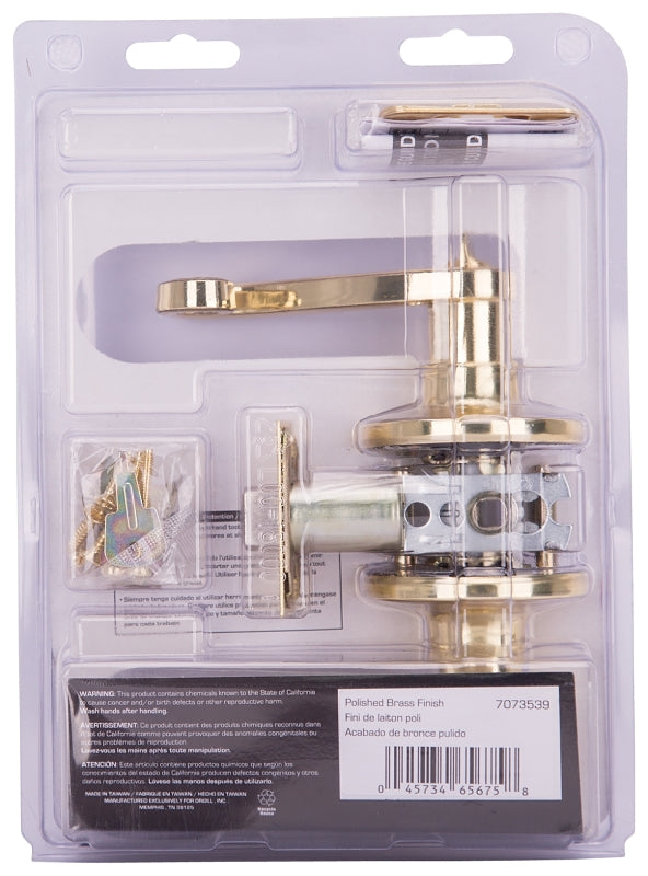 ProSource L6701V-PS Privacy Lever, Zinc, Reversible Hand, 3 Grade