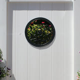 Nuvo Iron ACW55 Series Gate Fence Insert, 15 in Dia Dimensions, Round, Aluminum, Black