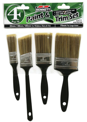 Bennett 4000 Paint and Trim Set, 4-Brush