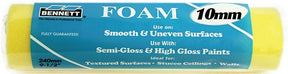 Bennett F-9 Roller Refill, 10 mm Thick Nap, 240 mm L, Foam Cover