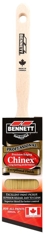 Bennett PN 9999 50 Paint Brush, 2 in W, Chinex Blend Bristle